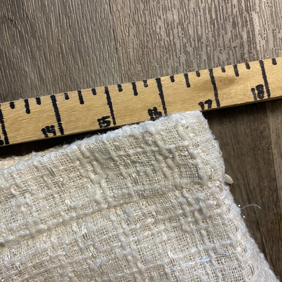 Fresh Twist White Tweed Skirt Size XL - Picture 6 of 7